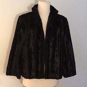 Painted Pony Faux Fur Jacket, sz S